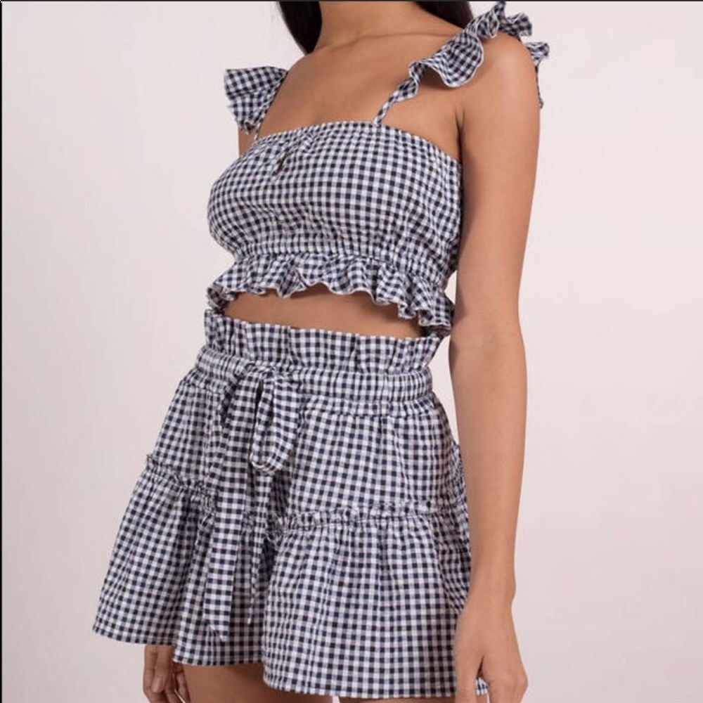 Planet blue life gingham set